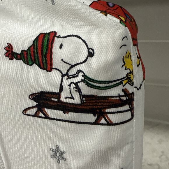 Christmas Peanuts SNOOPY FULL Bed 4 pc Sheet Set Berkshire Blanket & Home Co NEW - Picture 8 of 8